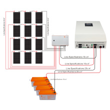 Fabrikpreis 5000W Solarsysteme aus dem Netz komplett Hybrid -Solarsystem 5 kW Solar Power Kit Preis